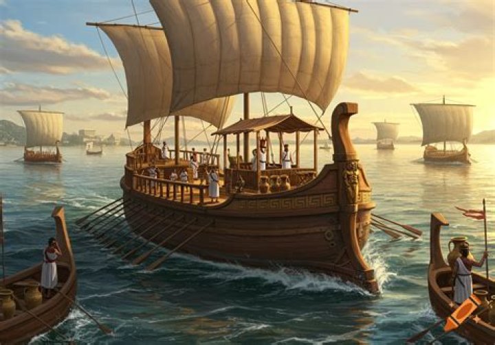 How did ancient ships fought at sea?