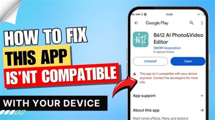 How do I fix app not compatible with this device iOS?