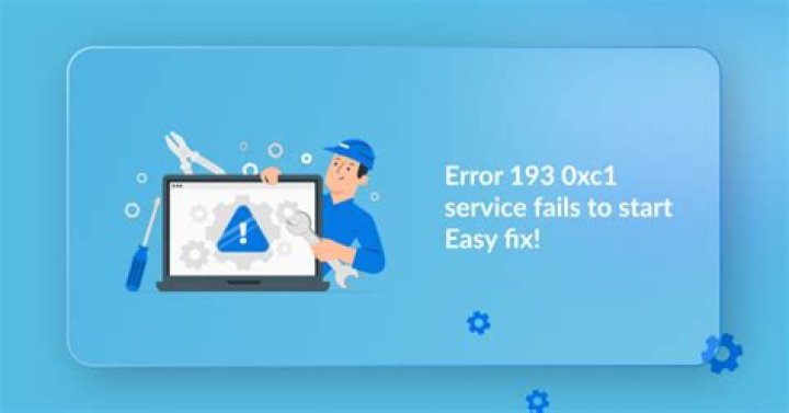 How do I fix Error 193 0xc1?