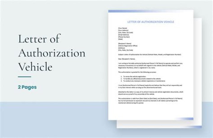 How do I write a letter of authorization?