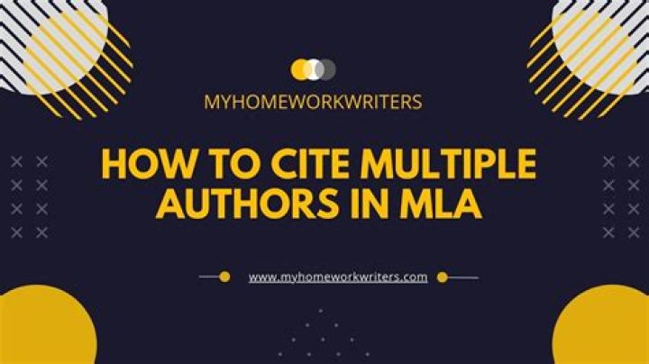 How do you cite a website with 3 authors in MLA?