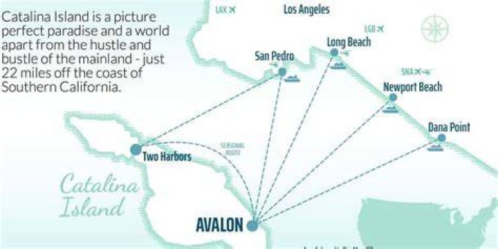 How do you get to Catalina Island from Los Angeles?