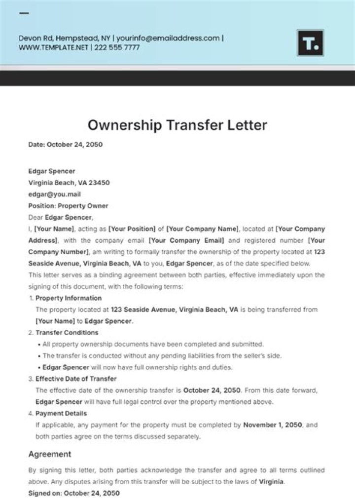How do you transfer ownership of a dog?