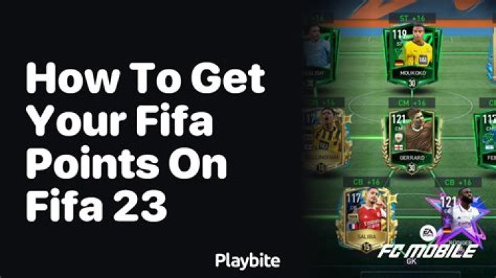 How much does 20 get you in FIFA points?