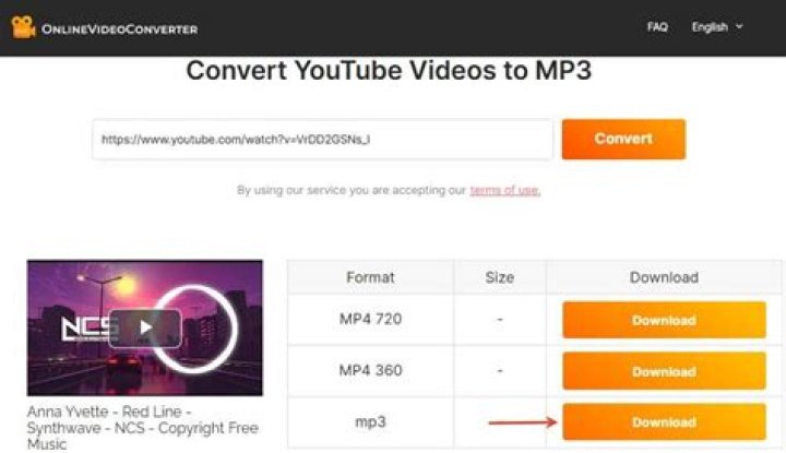 How to convert YouTube video to MP3 with flvto?
