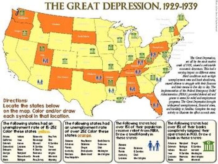 How was the economy affected by the Great Depression?