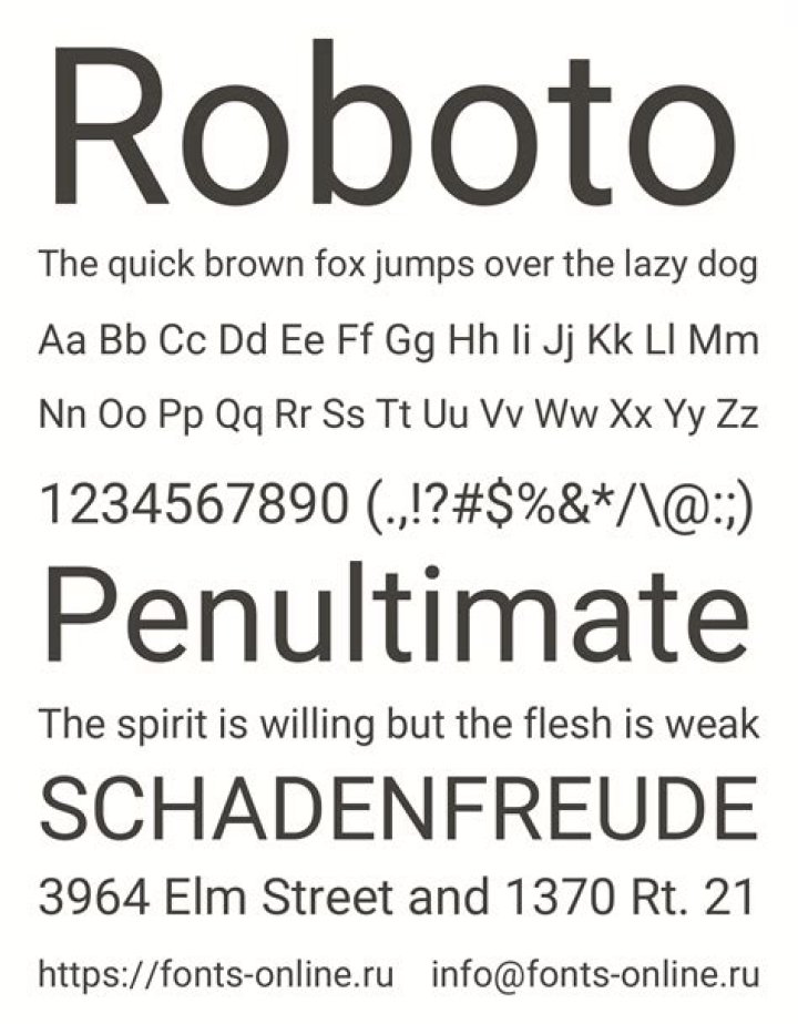 What Adobe font is like Roboto?