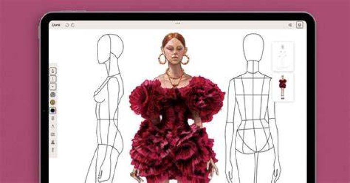 What app do fashion designers use to draw?