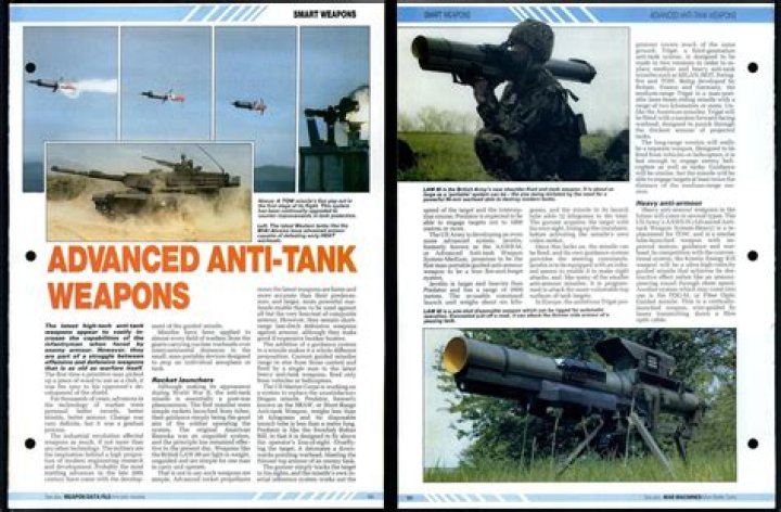 What are anti-tank weapons called?