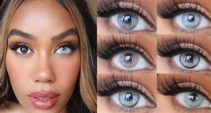 What are colored contact lenses called?