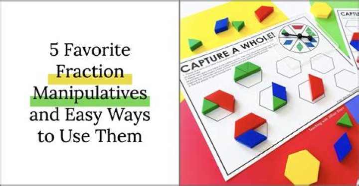 What are examples of manipulatives for math?