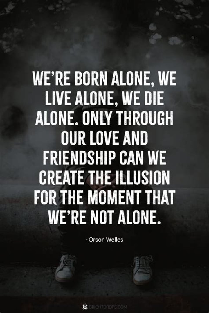 What are some good quotes about being alone in life?