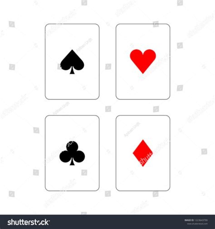 What are the different types of playing cards?