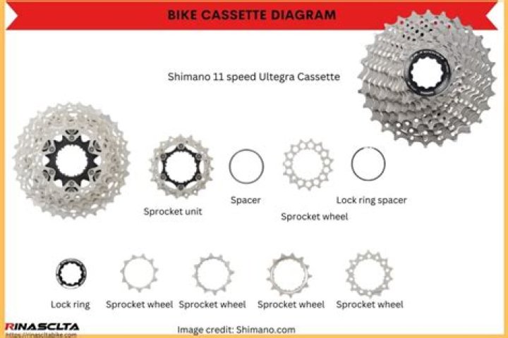 What do the numbers on a bike cassette mean?