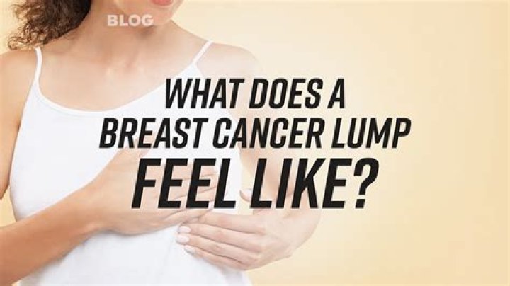 What does a cancer lump feel like in the armpit?