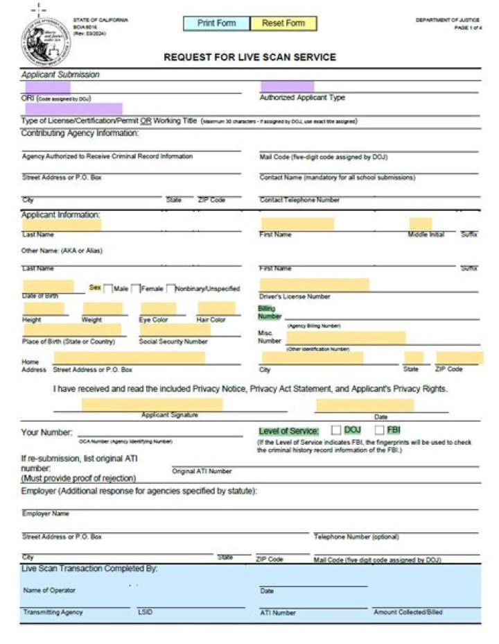 What form is required under section 2079?