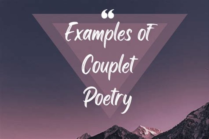 What is a couplet poem examples?