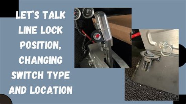 What is a line lock switch?