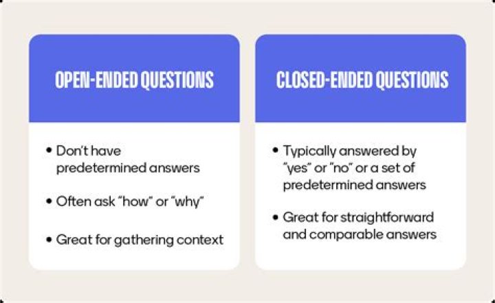 What is a pseudo open-ended question?