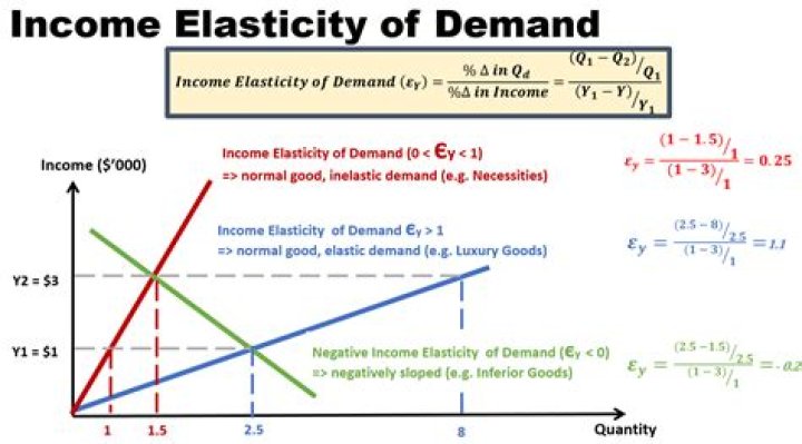 What is an example of income elasticity of demand?