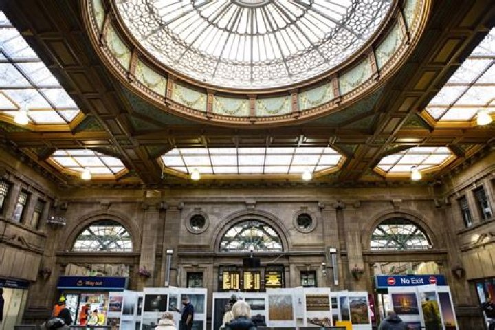 What is Edinburgh main train station called?