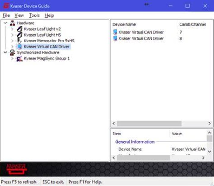 What is kvaser driver?
