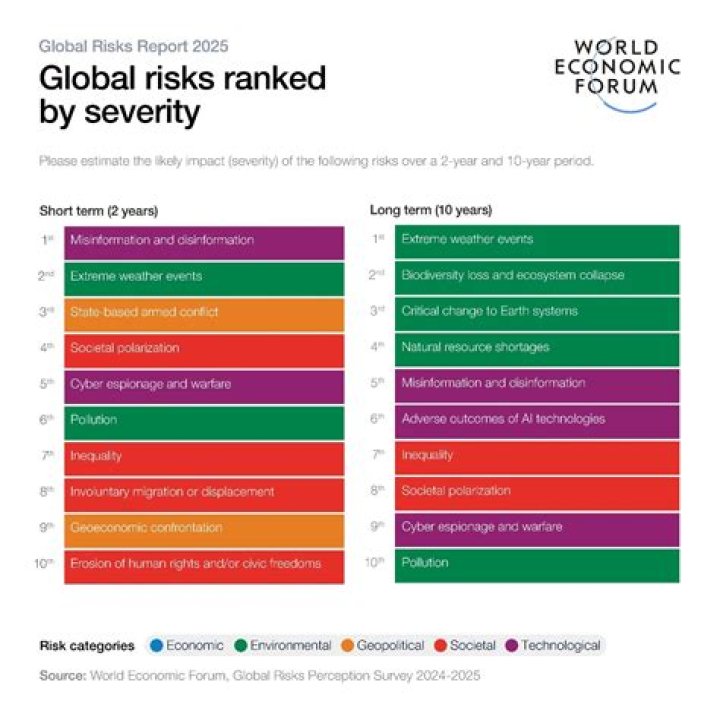 What is meant by the economic risk of a nation?