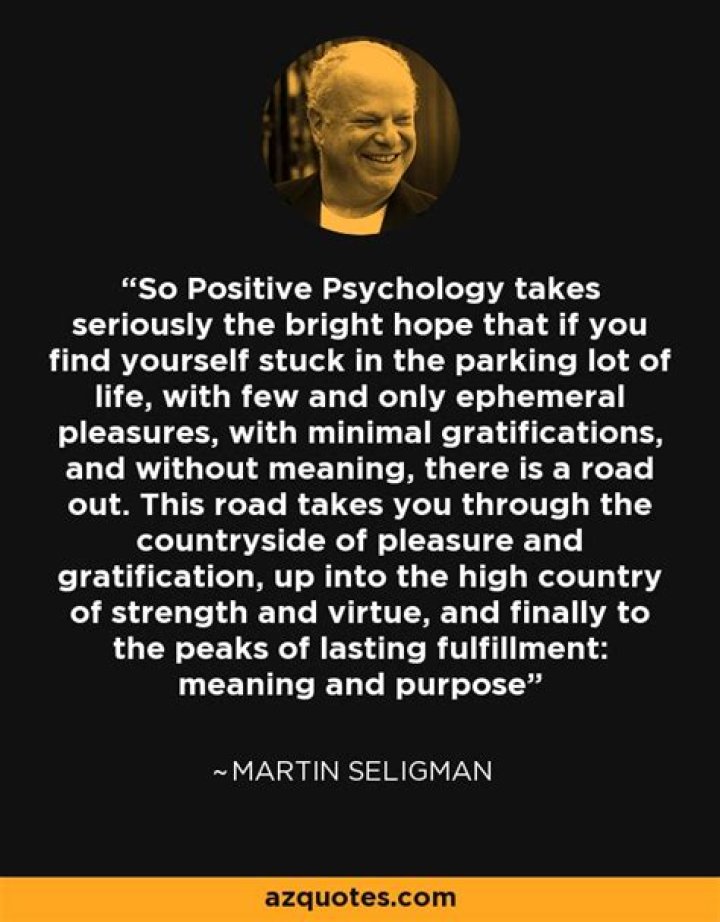 What is positive psychology quotes?