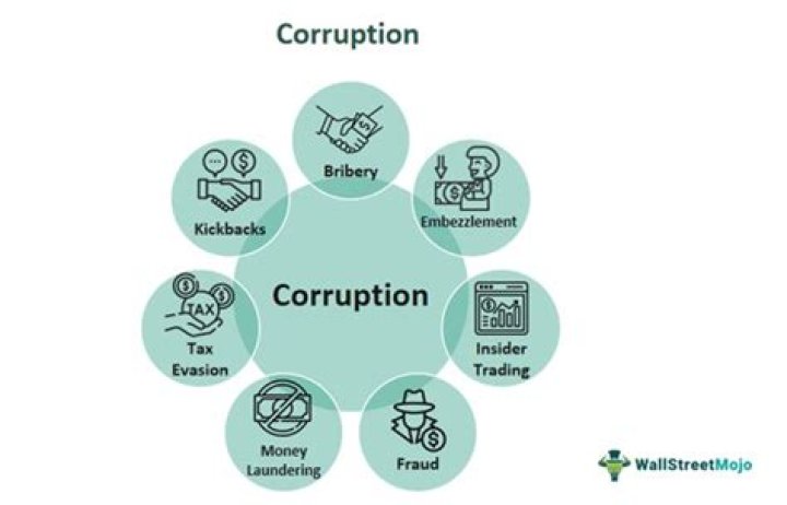 What is the meaning of political corruption?