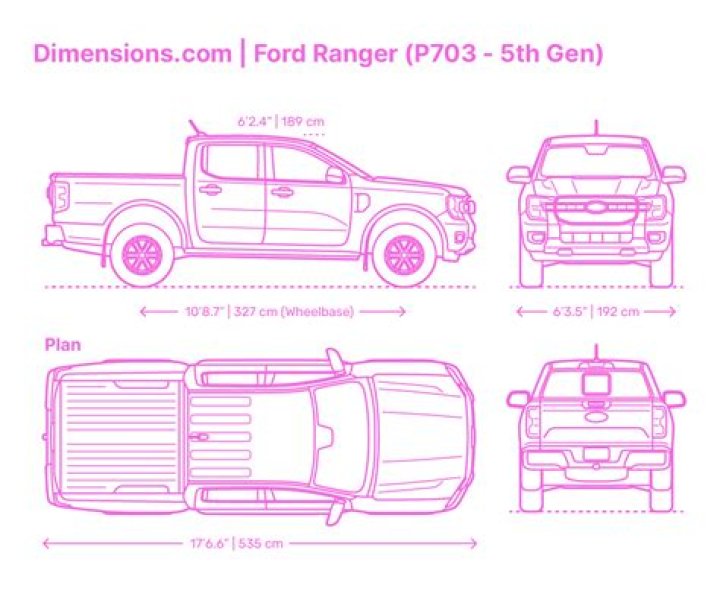 What size rear end is in a Ford Ranger?