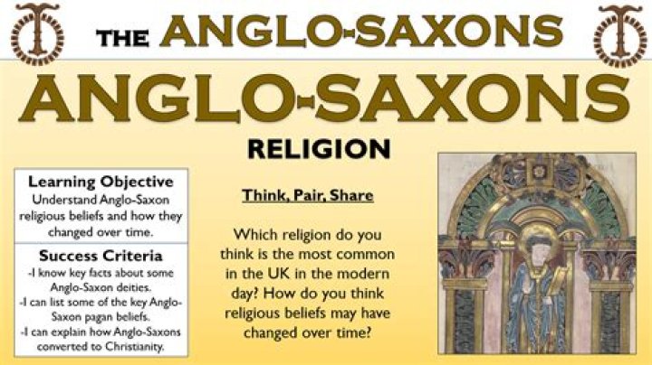 What was the Anglo-Saxons religion?