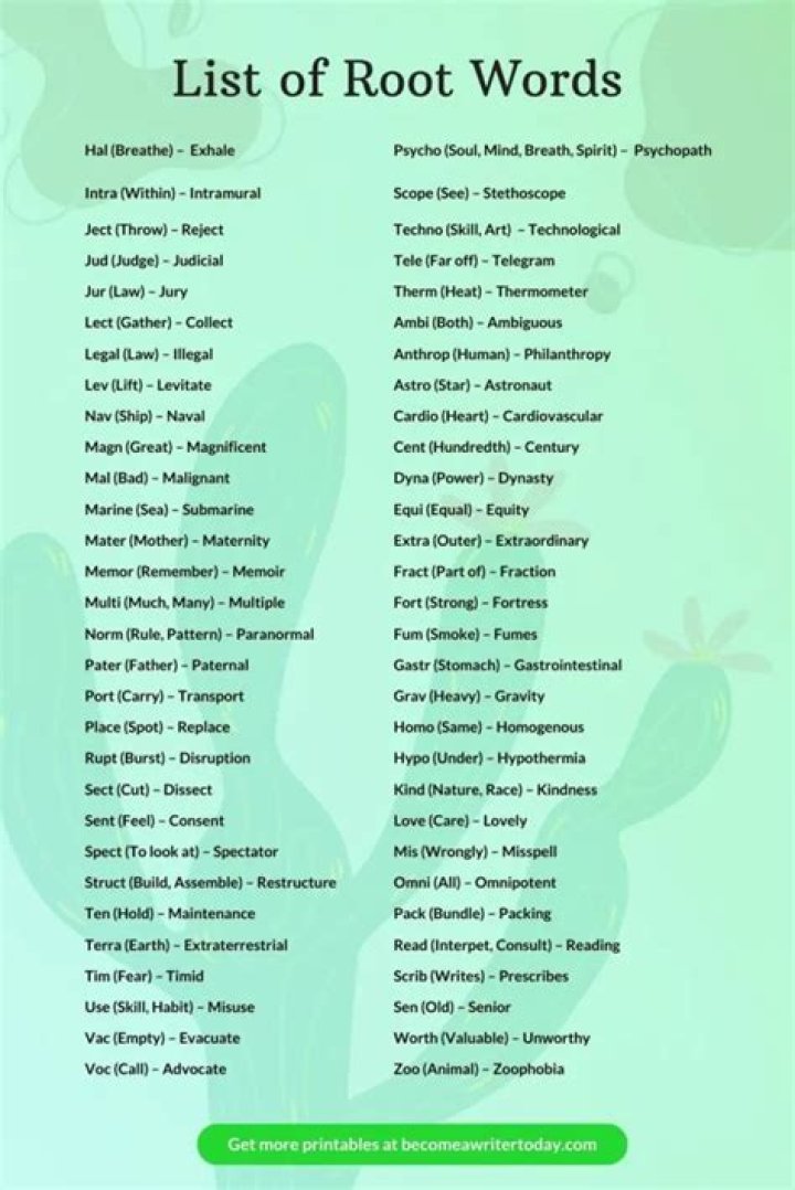 What words have the root anti?