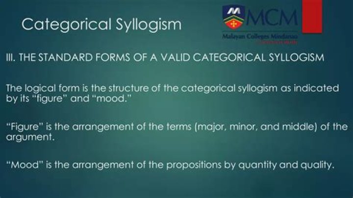 Where must you look to find the middle term of a categorical syllogism?