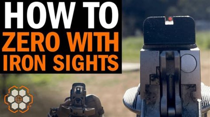 Why do people use iron sights in cold war?